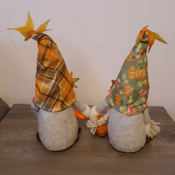 2 Pieces Fall Gnomes Plush Fall Thanksgiving Decorations for Home Table Décor - Picture 2 of 7